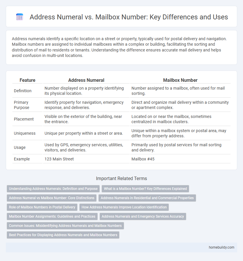 Address Numeral vs. Mailbox Number: Key Differences and Uses