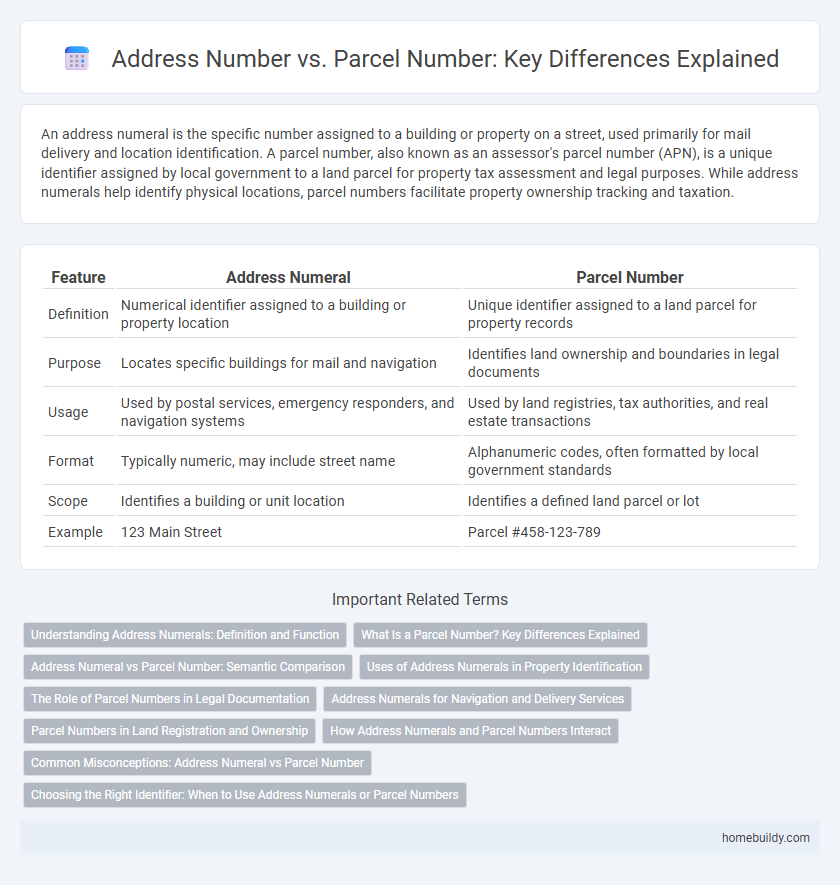 Address Number vs. Parcel Number: Key Differences Explained