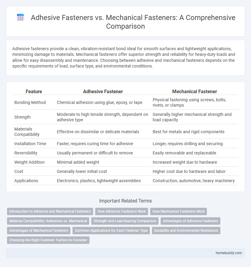 Adhesive Fasteners vs. Mechanical Fasteners: A Comprehensive Comparison