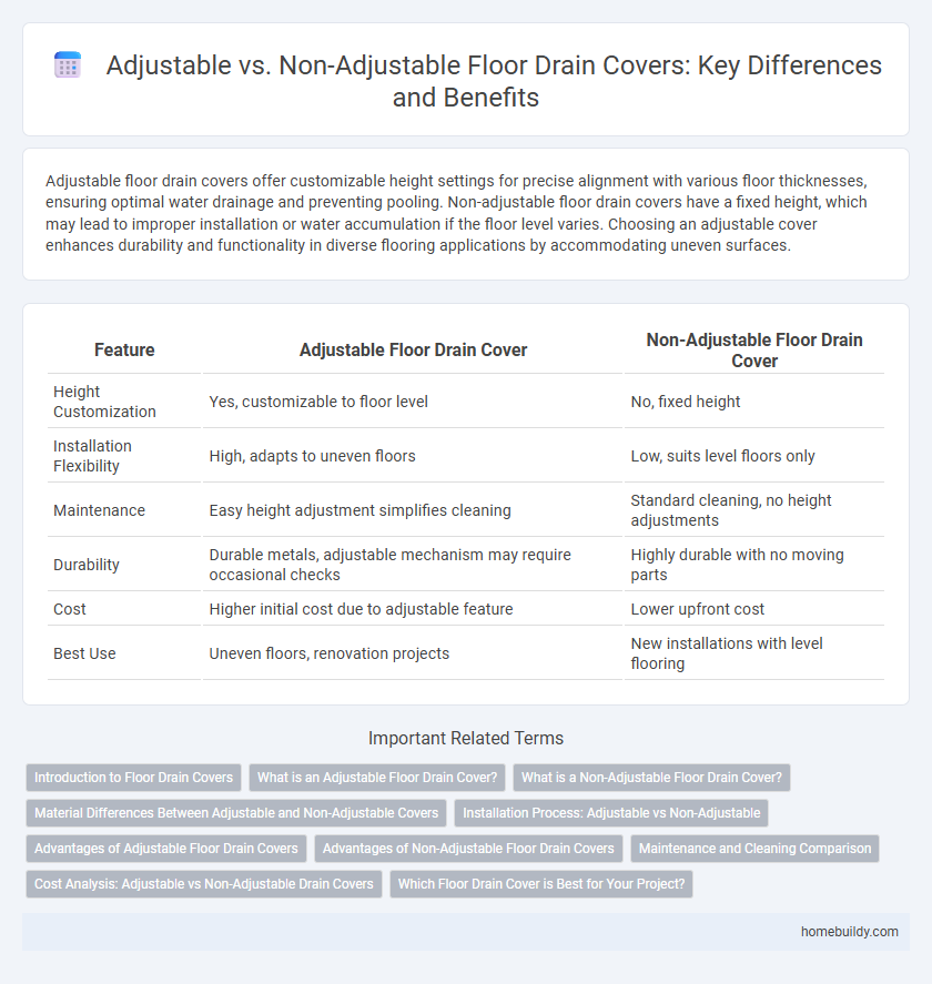 Adjustable vs. Non-Adjustable Floor Drain Covers: Key Differences and Benefits