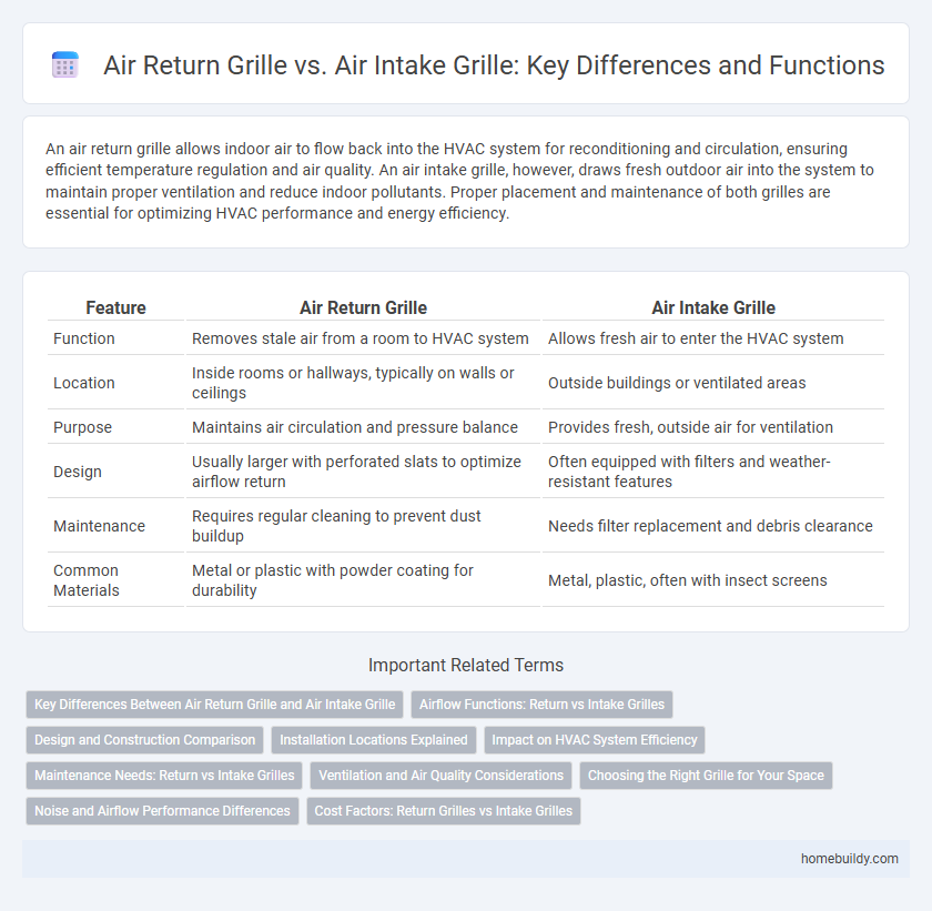 Air Return Grille vs. Air Intake Grille: Key Differences and Functions