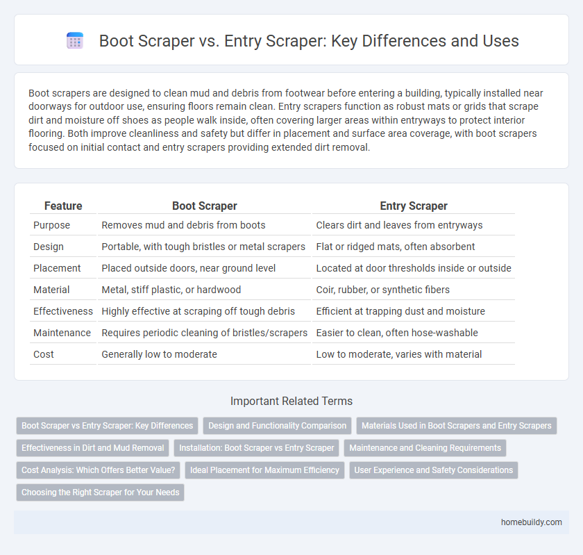 Boot Scraper vs. Entry Scraper: Key Differences and Uses
