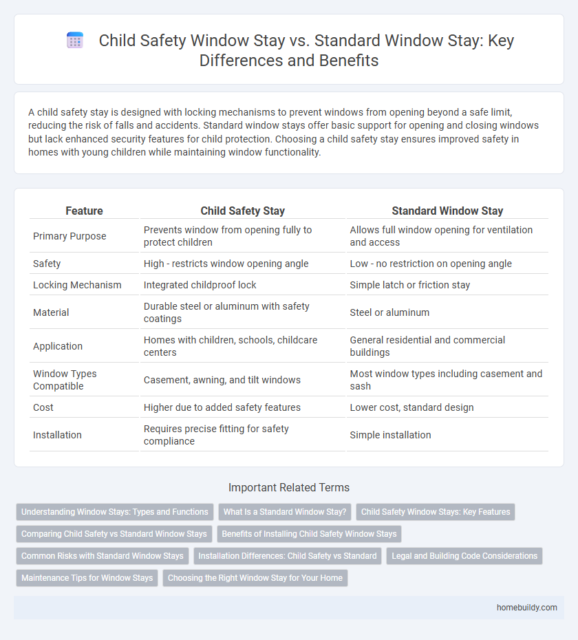 Child Safety Window Stay vs. Standard Window Stay: Key Differences and Benefits