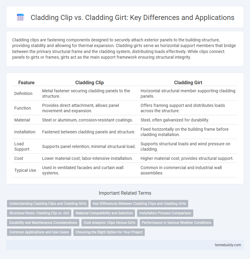 Cladding Clip vs. Cladding Girt: Key Differences and Applications