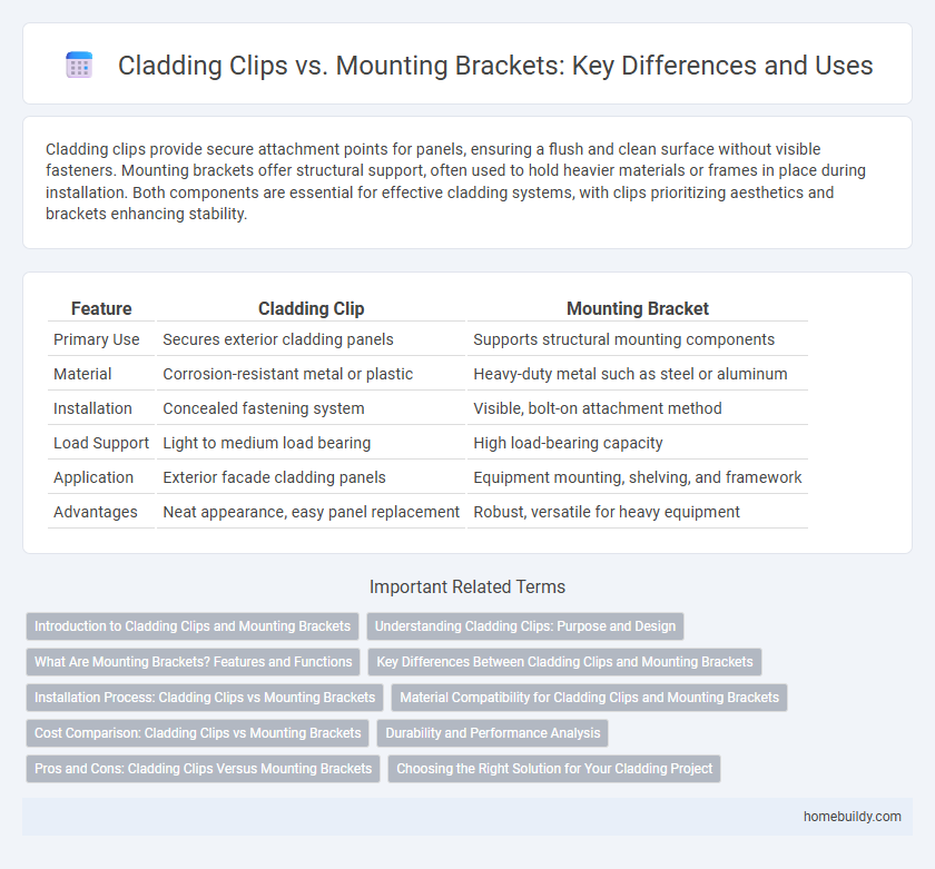 Cladding Clips vs. Mounting Brackets: Key Differences and Uses