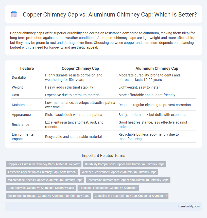 Copper Chimney Cap vs. Aluminum Chimney Cap: Which Is Better?