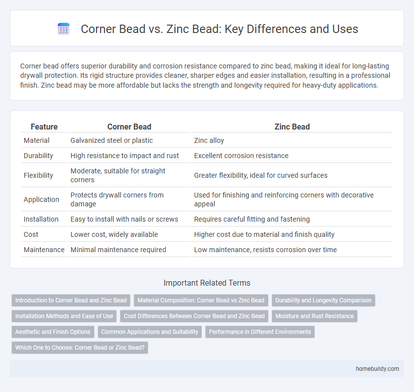 Corner Bead vs. Zinc Bead: Key Differences and Uses