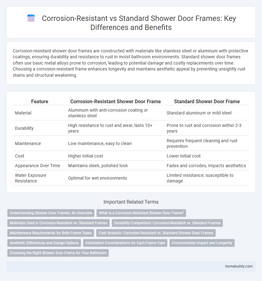 Corrosion-Resistant vs Standard Shower Door Frames: Key Differences and Benefits