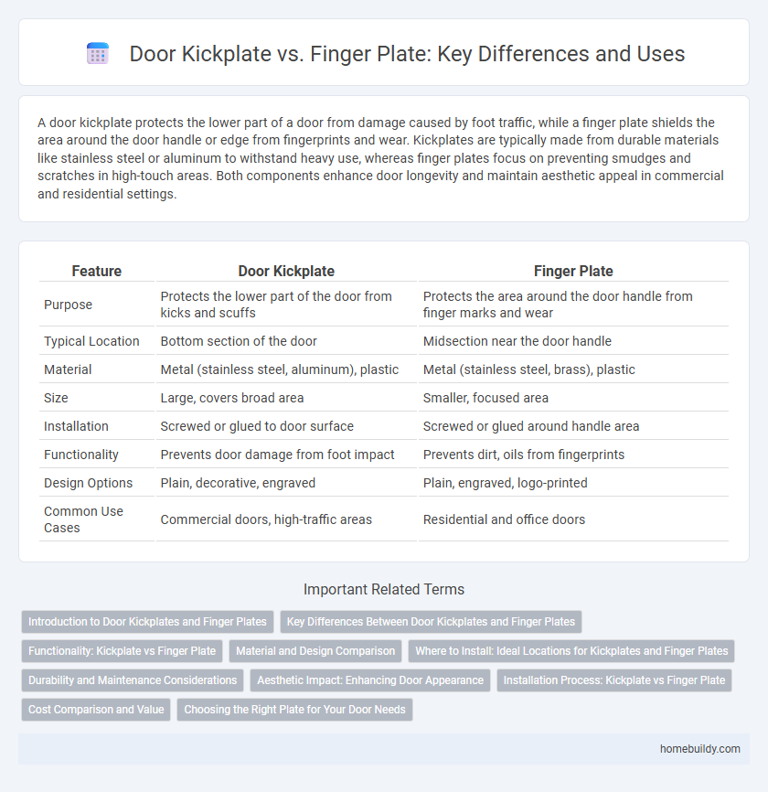Door Kickplate vs. Finger Plate: Key Differences and Uses