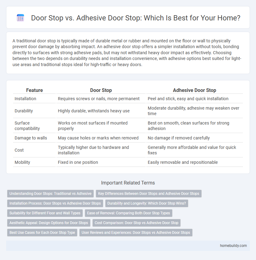 Door Stop vs. Adhesive Door Stop: Which Is Best for Your Home?