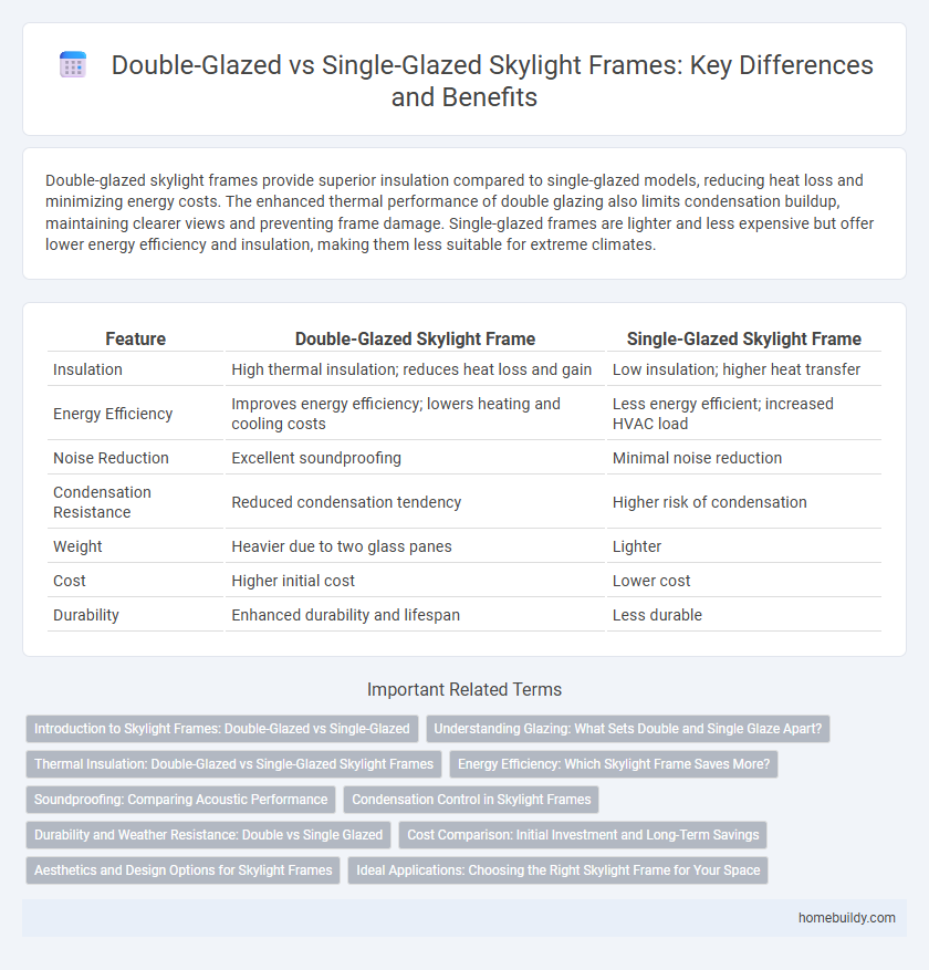 Double-Glazed vs Single-Glazed Skylight Frames: Key Differences and Benefits