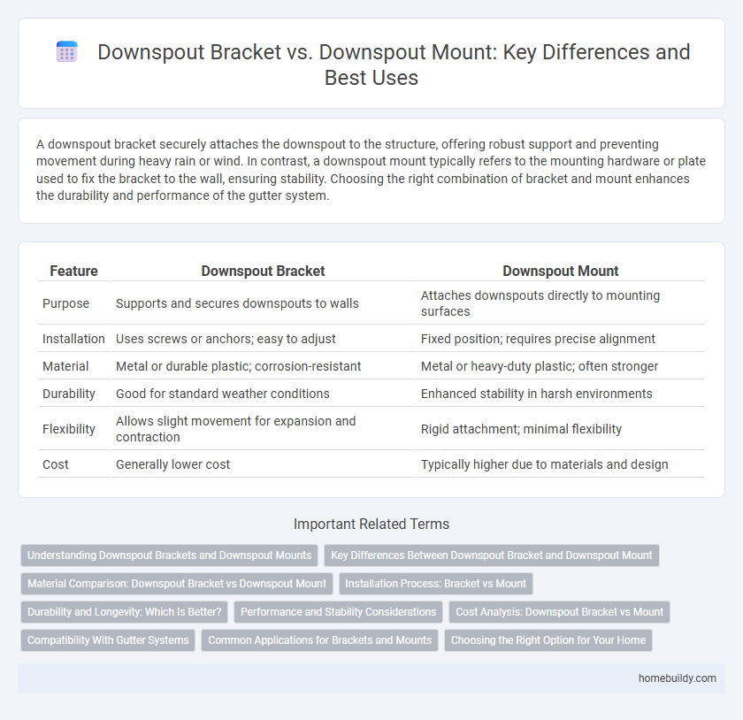 Downspout Bracket vs. Downspout Mount: Key Differences and Best Uses