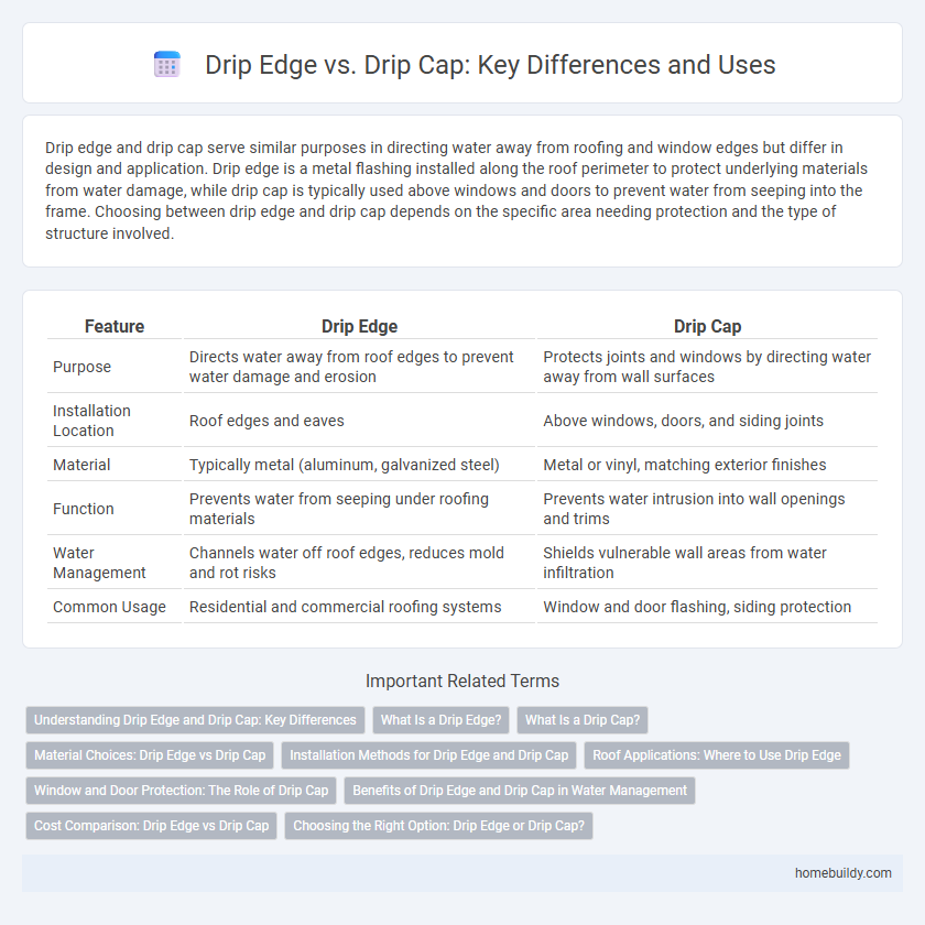 Drip Edge vs. Drip Cap: Key Differences and Uses