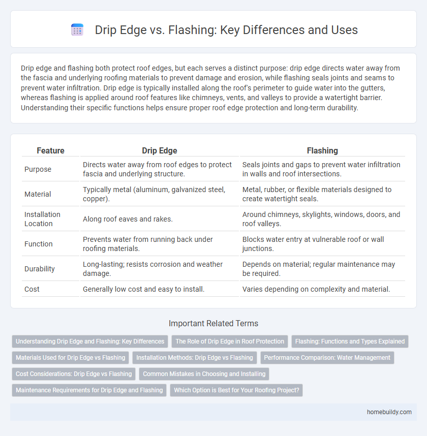 Drip Edge vs. Flashing: Key Differences and Uses