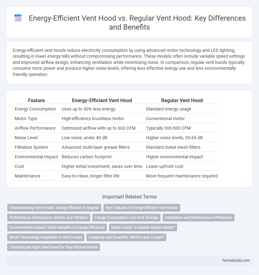 Energy-Efficient Vent Hood vs. Regular Vent Hood: Key Differences and Benefits