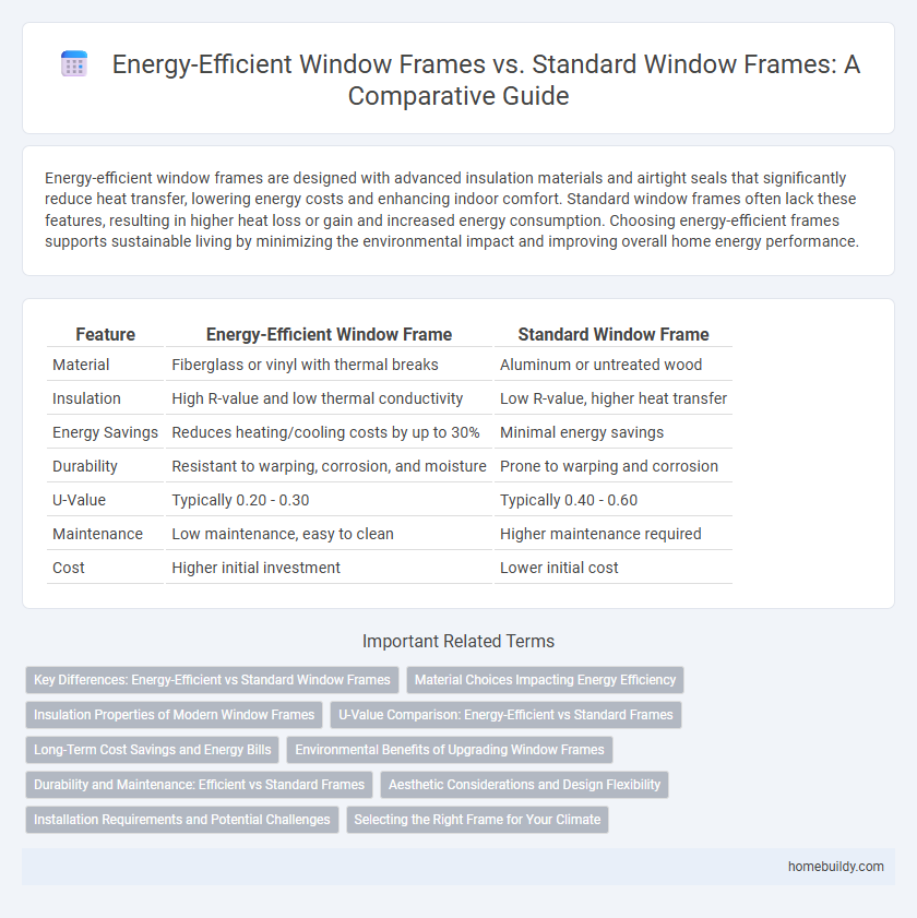 Energy-Efficient Window Frames vs. Standard Window Frames: A Comparative Guide
