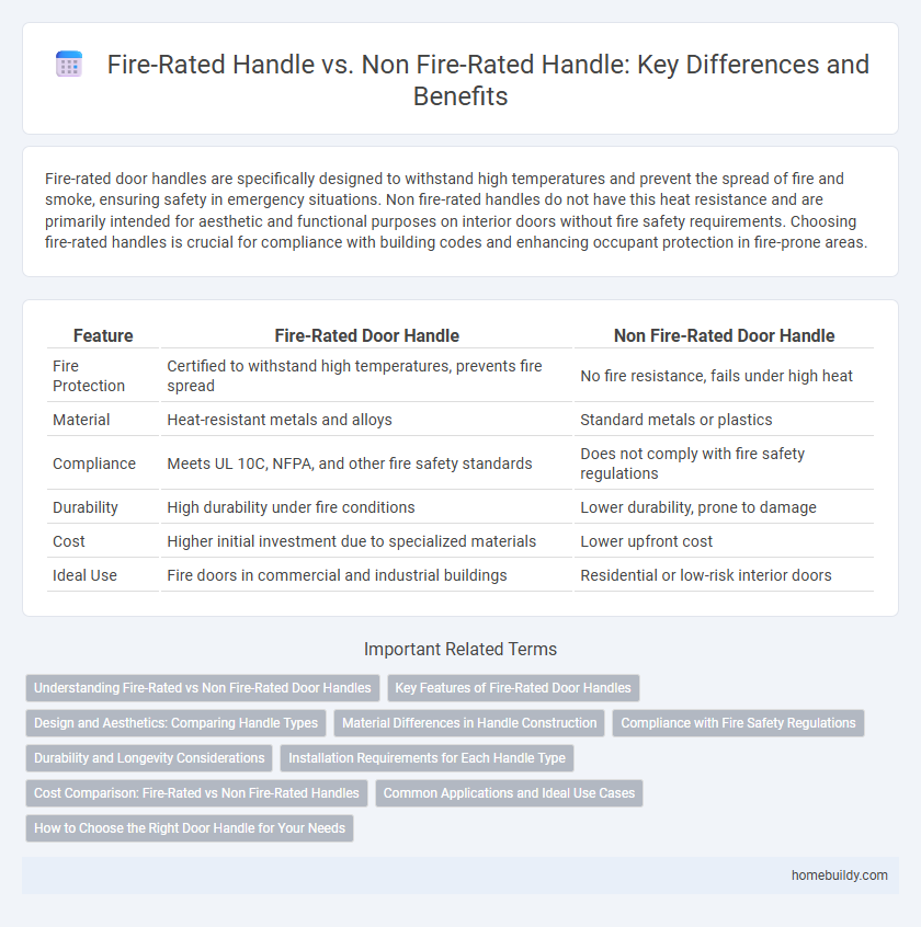 Fire-Rated Handle vs. Non Fire-Rated Handle: Key Differences and Benefits
