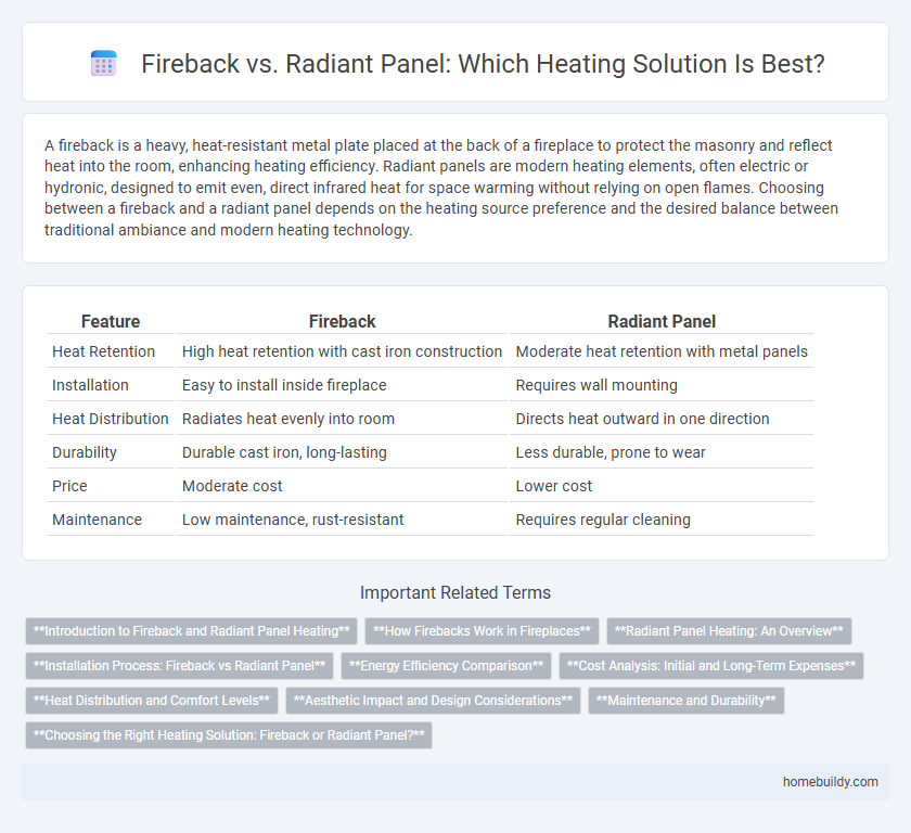 Fireback vs. Radiant Panel: Which Heating Solution Is Best?