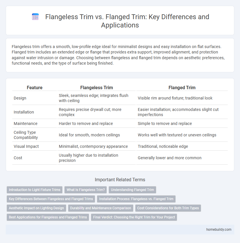Flangeless Trim vs. Flanged Trim: Key Differences and Applications