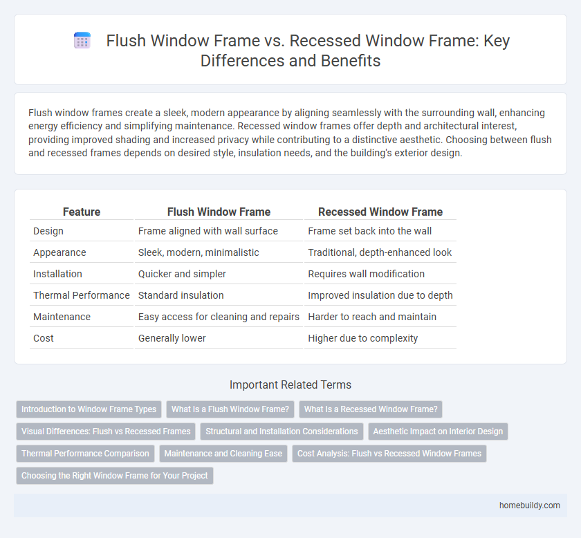 Flush Window Frame vs. Recessed Window Frame: Key Differences and Benefits