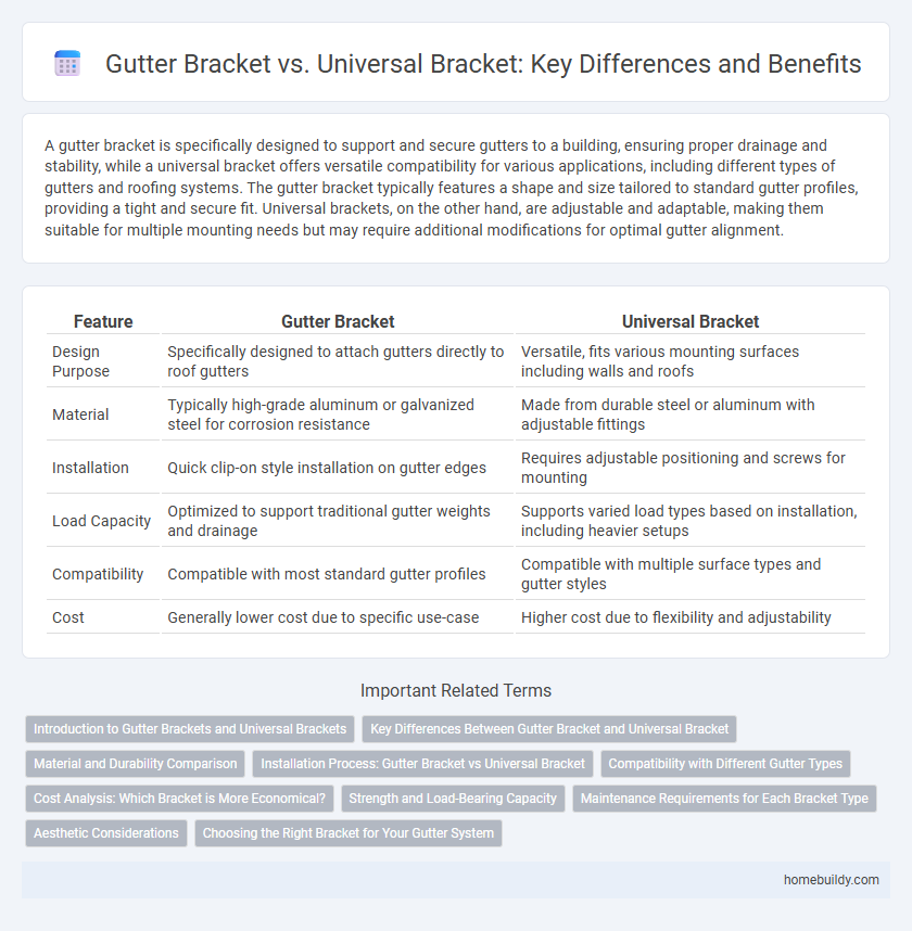 Gutter Bracket vs. Universal Bracket: Key Differences and Benefits