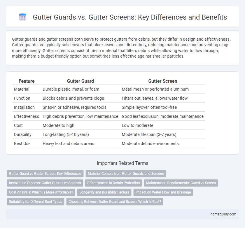 Gutter Guards vs. Gutter Screens: Key Differences and Benefits