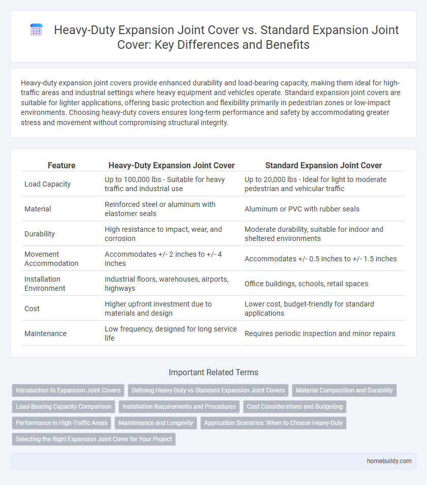 Heavy-Duty Expansion Joint Cover vs. Standard Expansion Joint Cover: Key Differences and Benefits