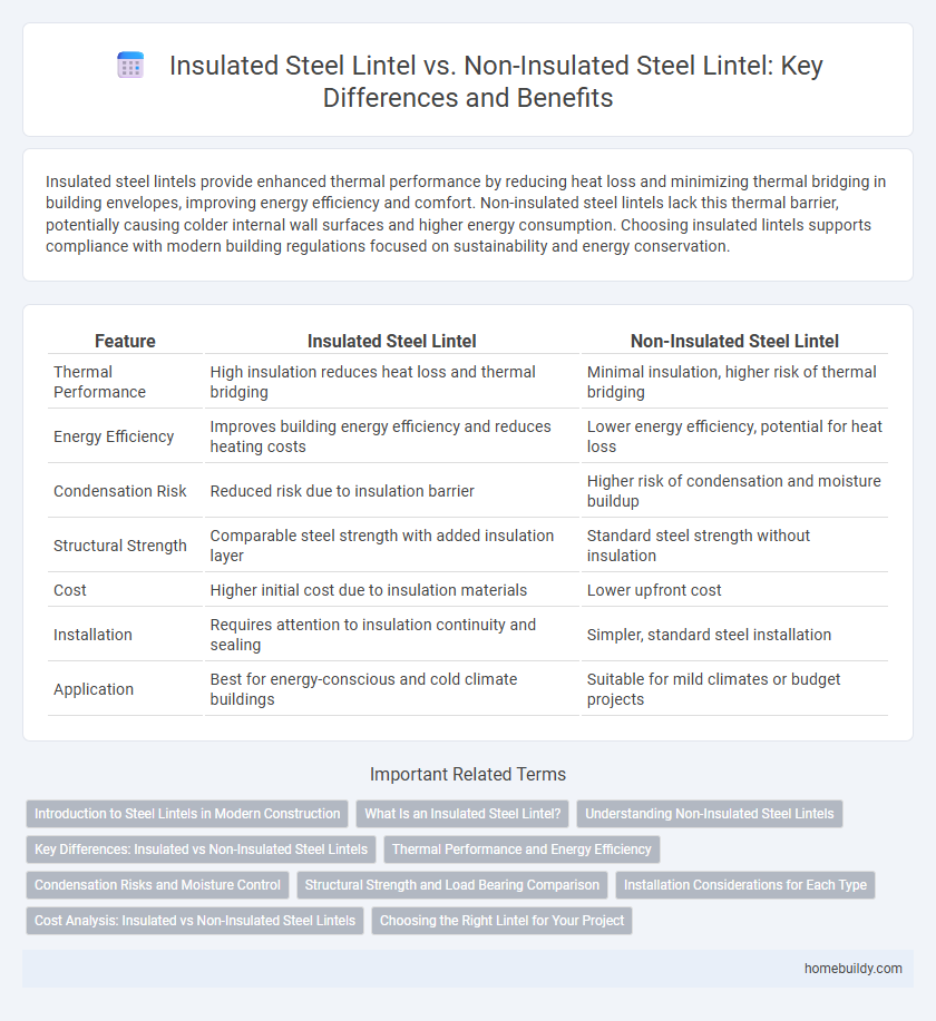 Insulated Steel Lintel vs. Non-Insulated Steel Lintel: Key Differences and Benefits