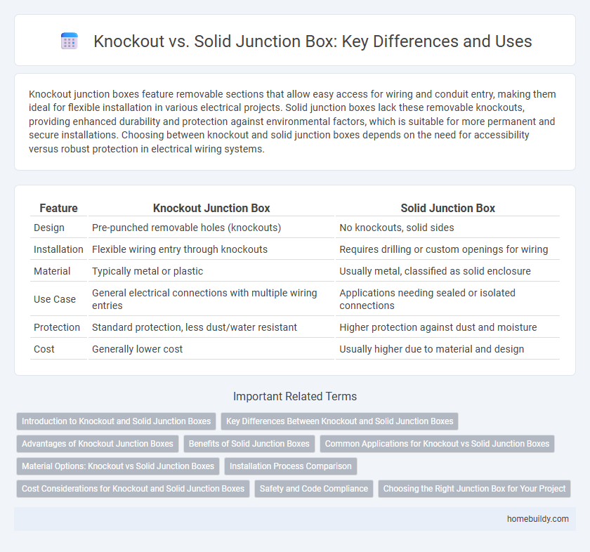 Knockout vs. Solid Junction Box: Key Differences and Uses