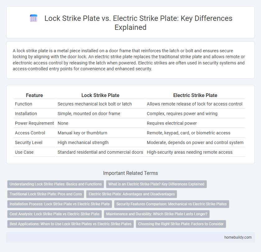 Lock Strike Plate vs. Electric Strike Plate: Key Differences Explained