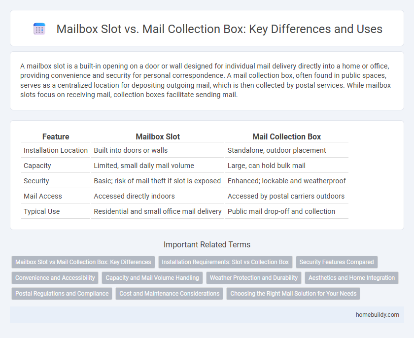 Mailbox Slot vs. Mail Collection Box: Key Differences and Uses