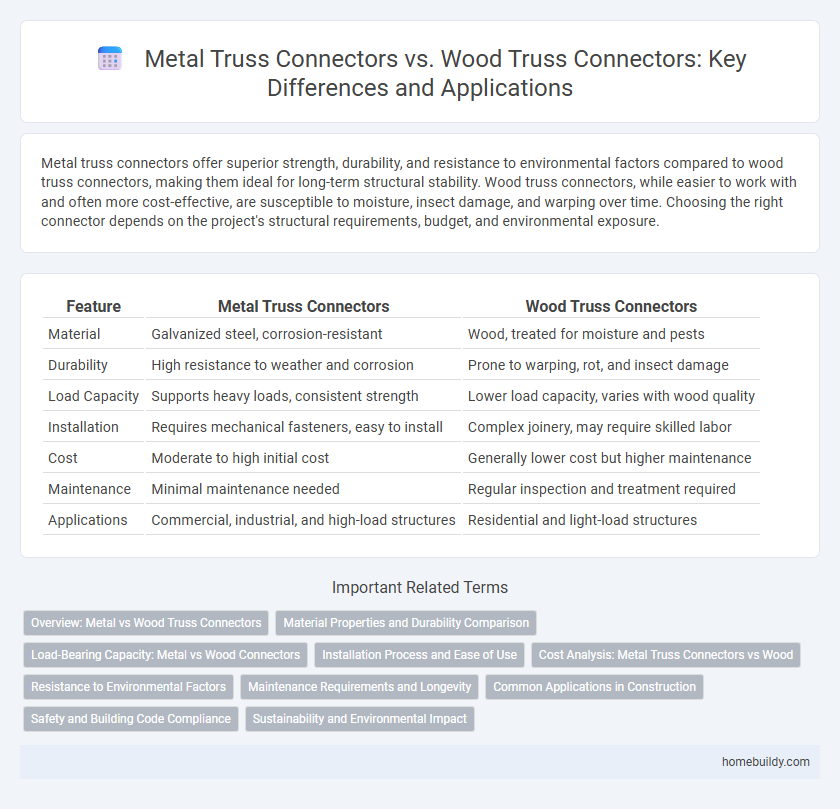 Metal Truss Connectors vs. Wood Truss Connectors: Key Differences and Applications