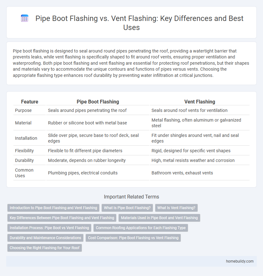 Pipe Boot Flashing vs. Vent Flashing: Key Differences and Best Uses