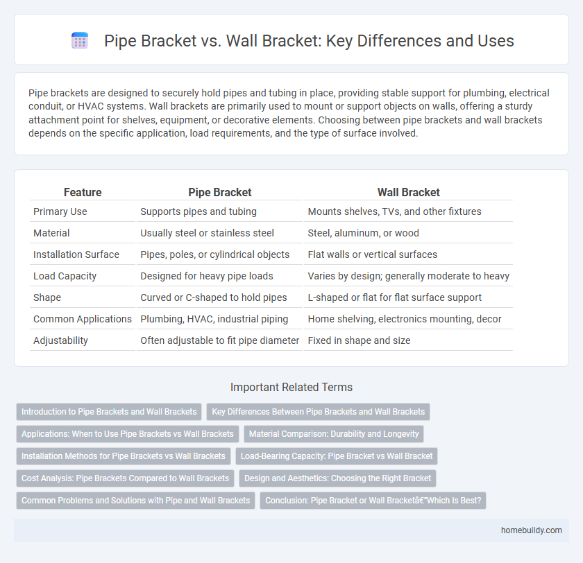 Pipe Bracket vs. Wall Bracket: Key Differences and Uses