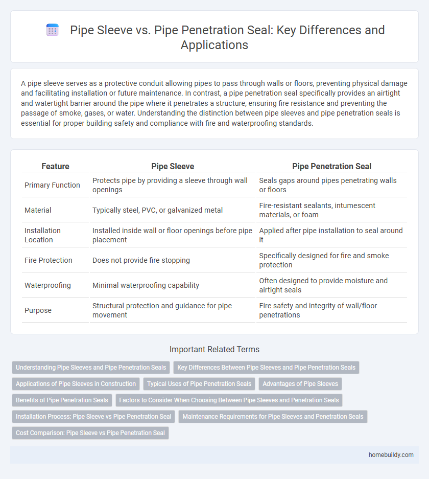 Pipe Sleeve vs. Pipe Penetration Seal: Key Differences and Applications
