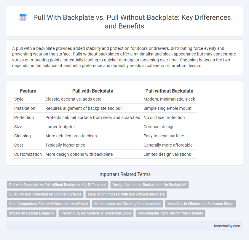 Pull With Backplate vs. Pull Without Backplate: Key Differences and Benefits