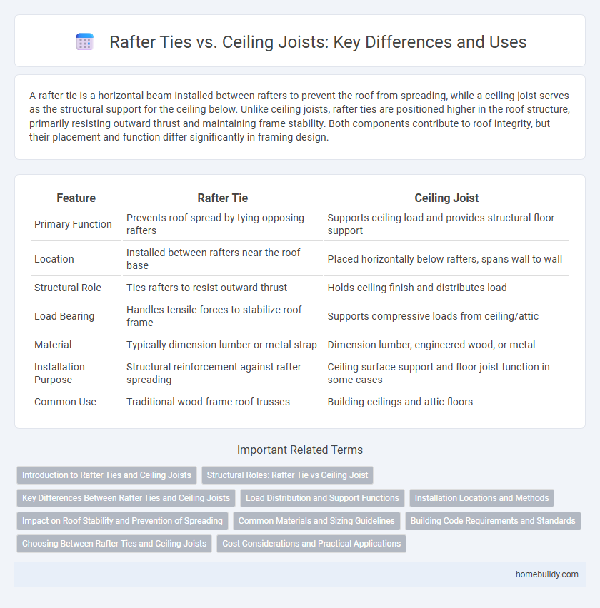 Rafter Ties vs. Ceiling Joists: Key Differences and Uses
