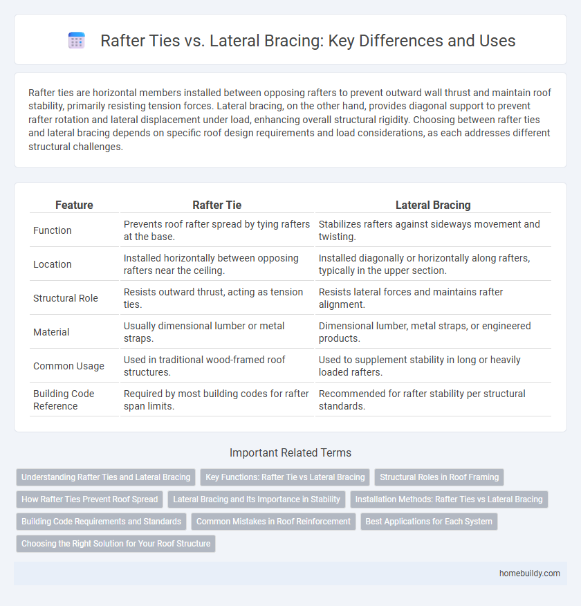 Rafter Ties vs. Lateral Bracing: Key Differences and Uses