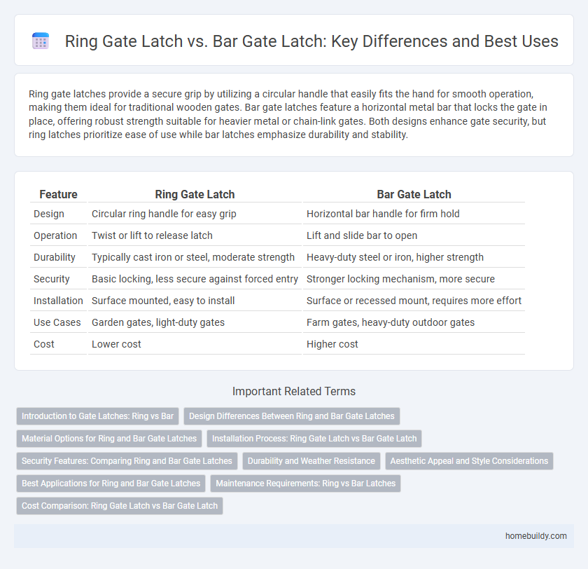 Ring Gate Latch vs. Bar Gate Latch: Key Differences and Best Uses