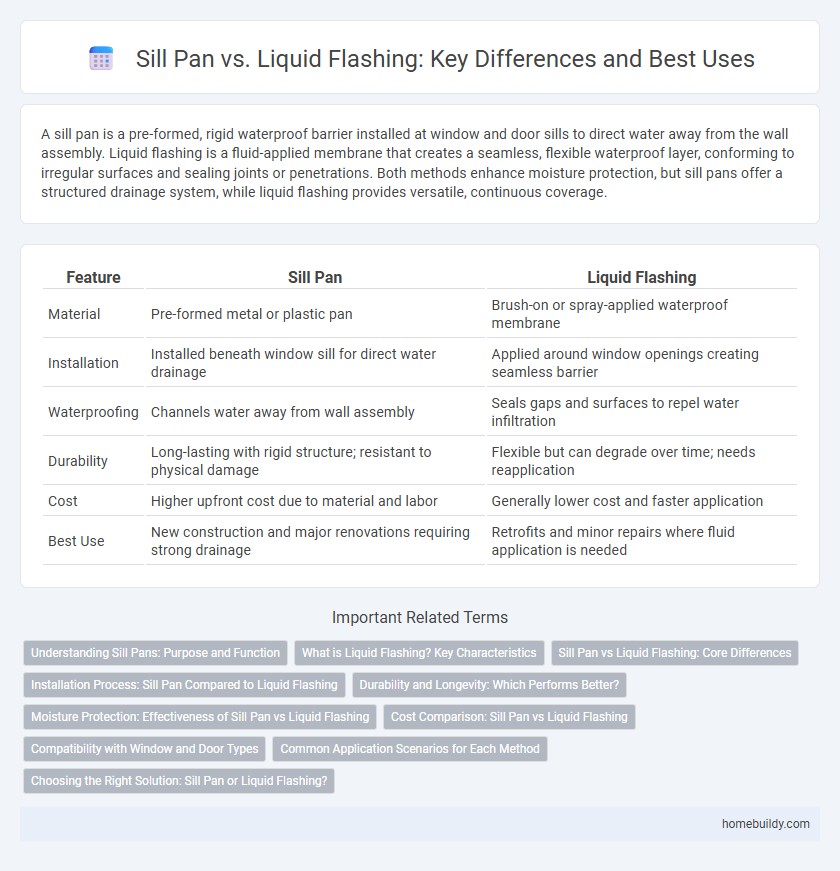 Sill Pan vs. Liquid Flashing: Key Differences and Best Uses