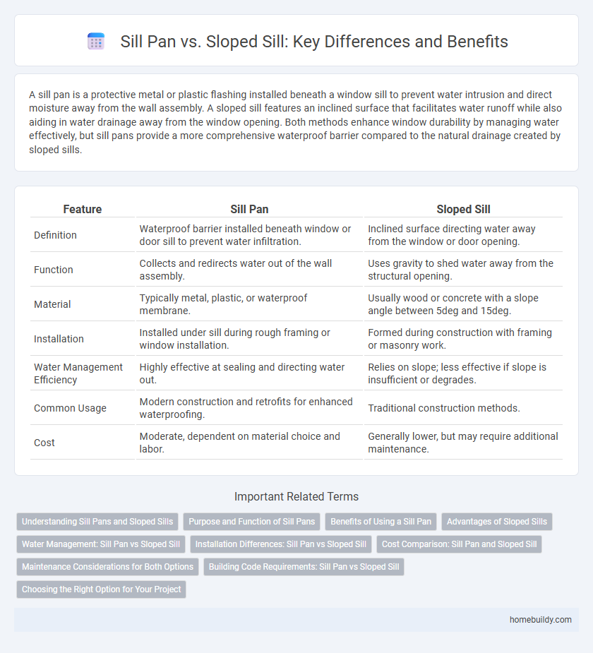 Sill Pan vs. Sloped Sill: Key Differences and Benefits