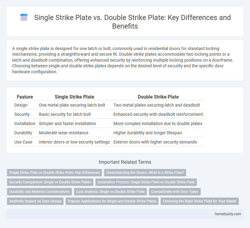 Single Strike Plate vs. Double Strike Plate: Key Differences and Benefits