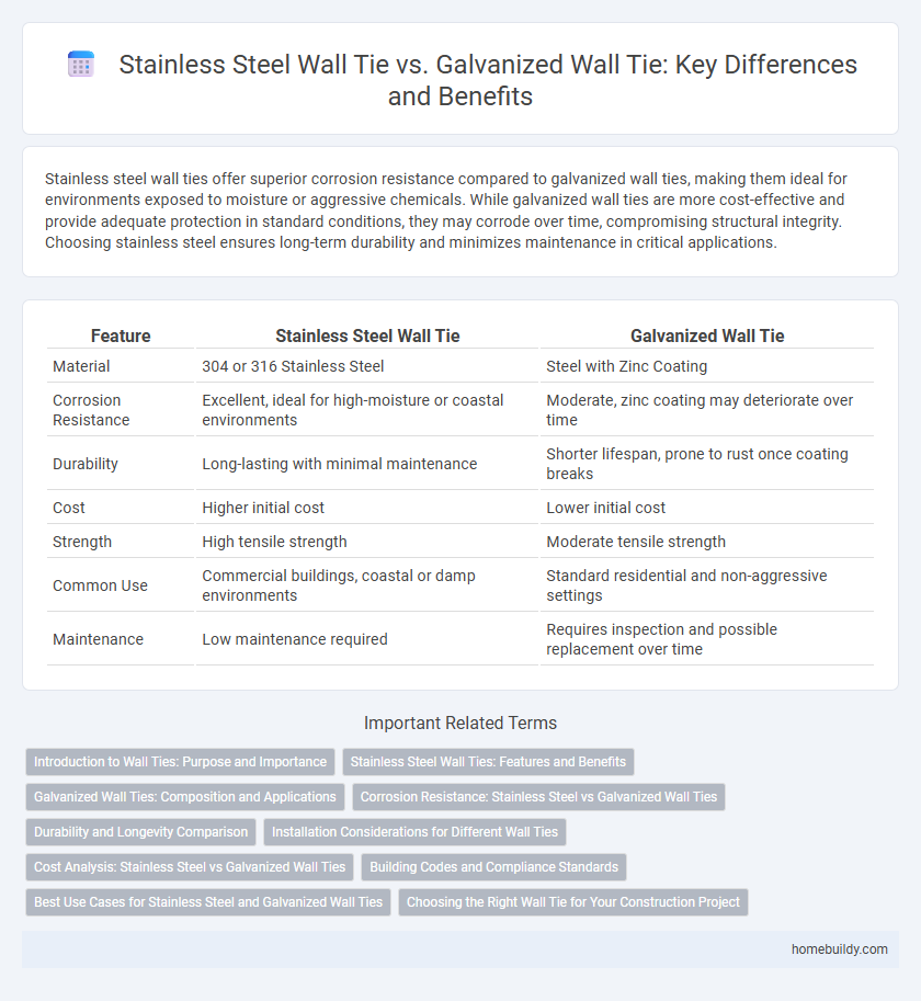 Stainless Steel Wall Tie vs. Galvanized Wall Tie: Key Differences and Benefits