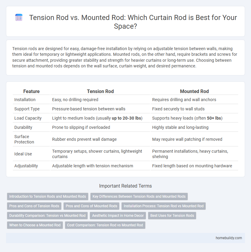 Tension Rod vs. Mounted Rod: Which Curtain Rod is Best for Your Space?