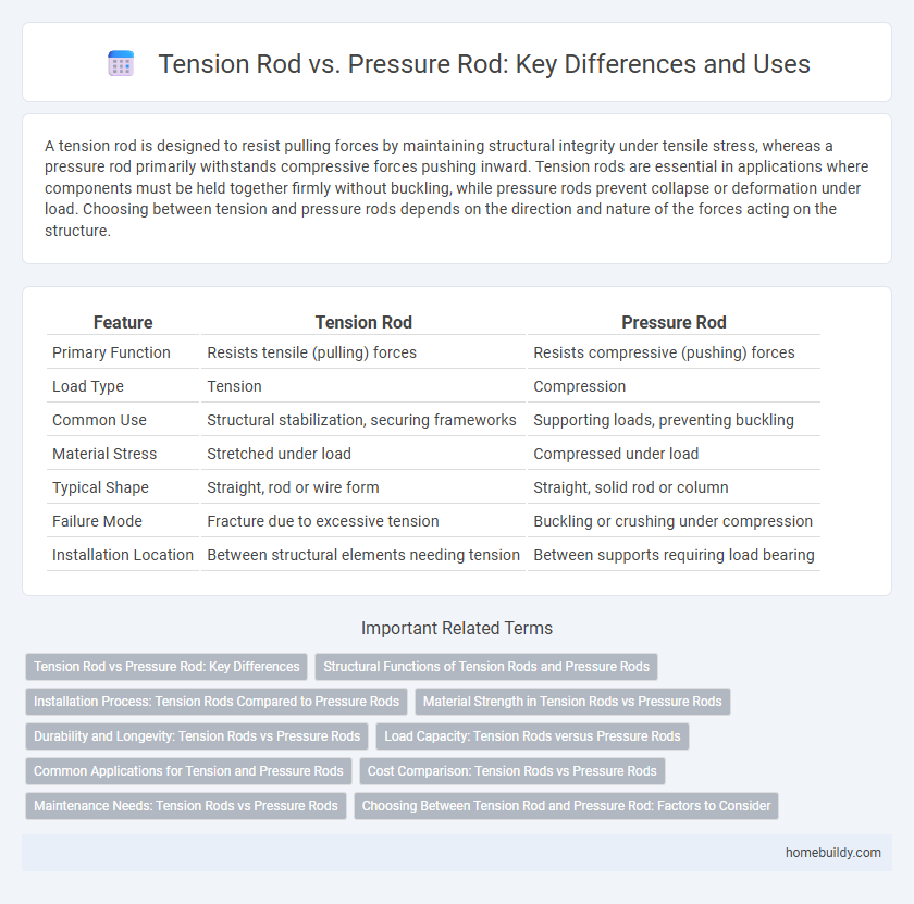 Tension Rod vs. Pressure Rod: Key Differences and Uses