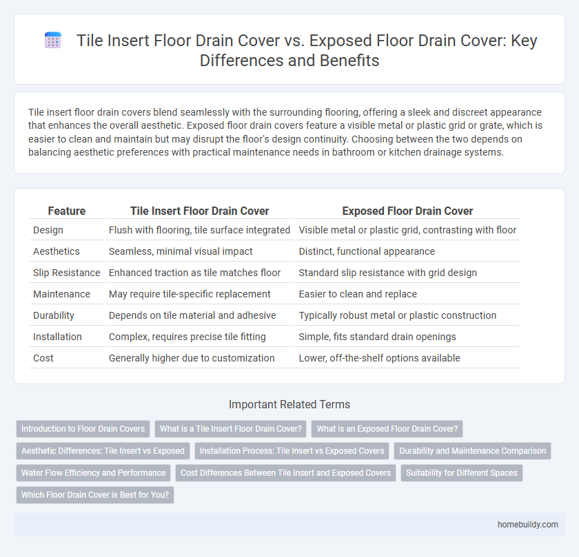 Tile Insert Floor Drain Cover vs. Exposed Floor Drain Cover: Key Differences and Benefits