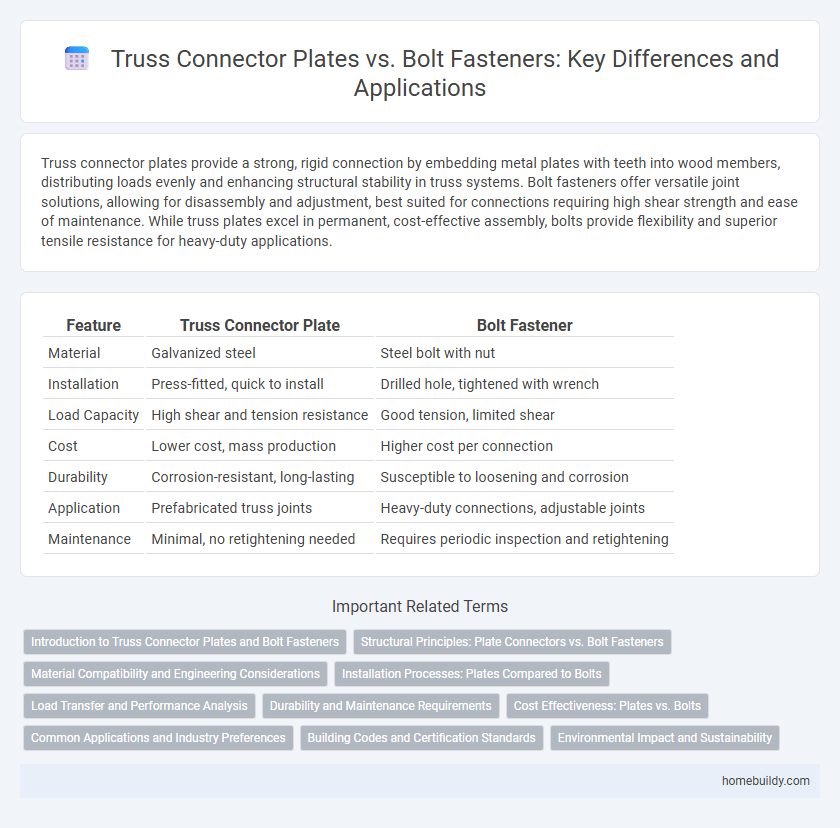 Truss Connector Plates vs. Bolt Fasteners: Key Differences and Applications