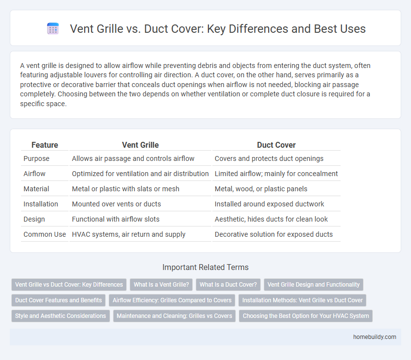 Vent Grille vs. Duct Cover: Key Differences and Best Uses