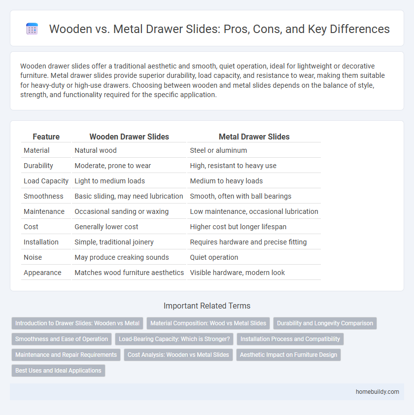 Wooden vs. Metal Drawer Slides: Pros, Cons, and Key Differences