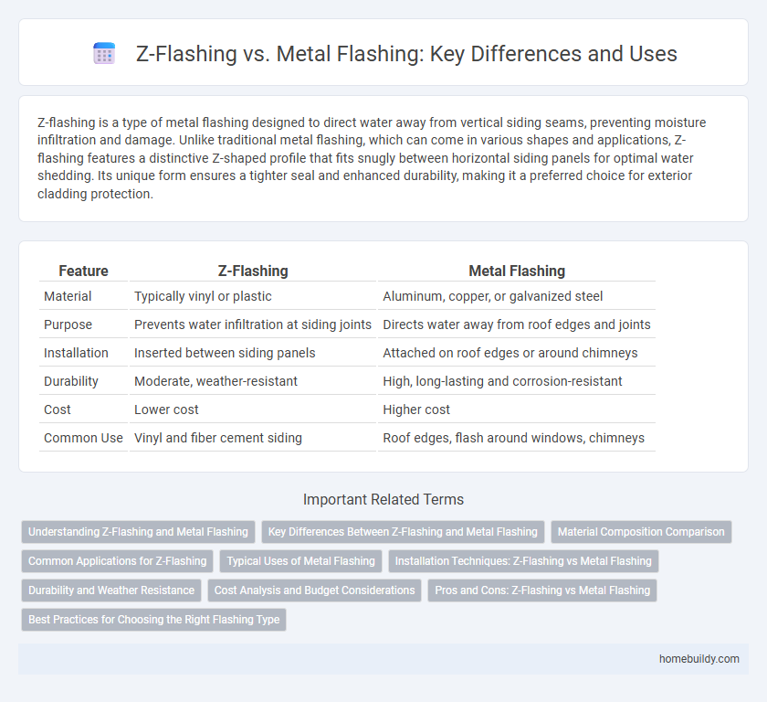 Z-Flashing vs. Metal Flashing: Key Differences and Uses